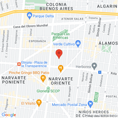 Clínica Veterinaria Peek Ni map