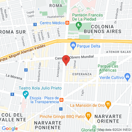 Clínica Delta Dental map