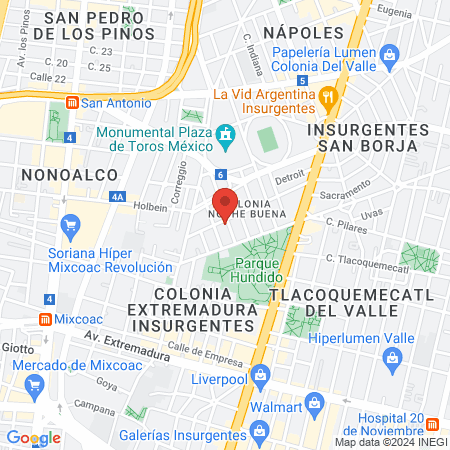 Atención Médica Lira y Serafín A.C. map