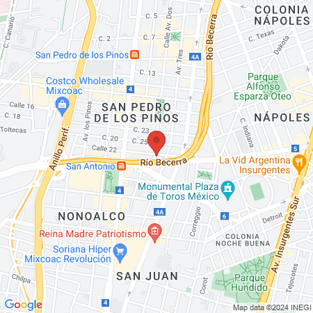 Consultorio médico veterinario map