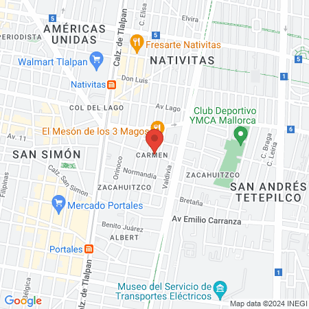 Beauty Zone Salón map