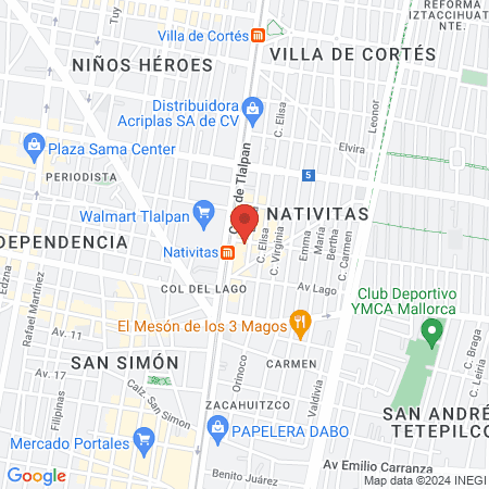 Estética Bella Imagen map