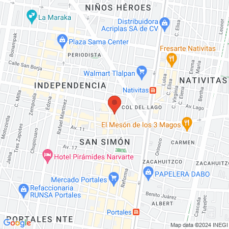 Cuarzo Rosa Nails Bar map