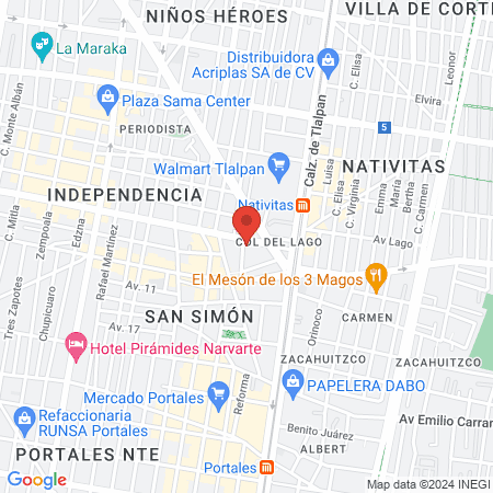 Fundacion Best, A.C. map