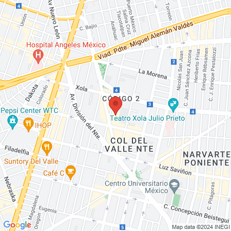 Alex y A salón, uñas y barbería map