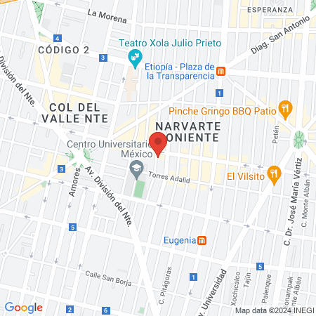 Bienstar Fitness & Pilates map