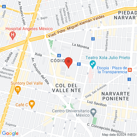 Dr. Carlos Gustavo Rivera Robledo map