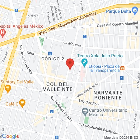 Hospital Veterinario Del Valle24hr map