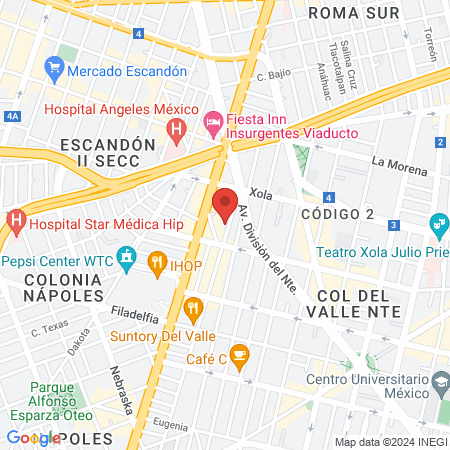 Dentistas Df Clinica Dental MySmile map