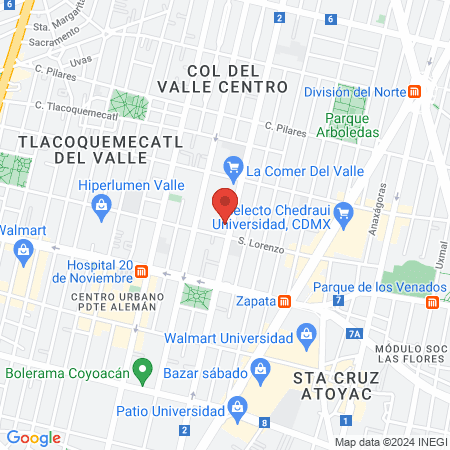 Active 24 Del Valle map