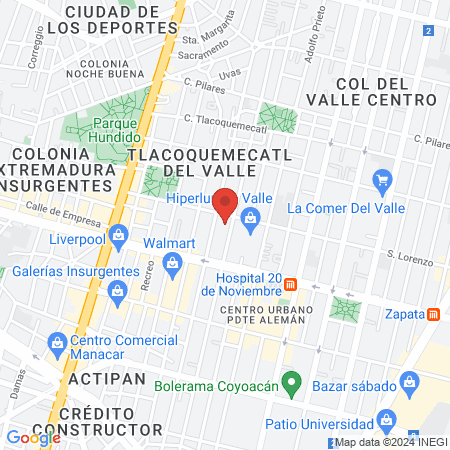 Clinica Veterinaria Alberto Obregon González map