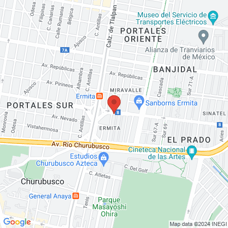 Oropeza Alcalá Pablo Javier Doctor map