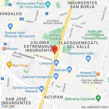 Dra. Jocelin Karla Juárez Lignan map