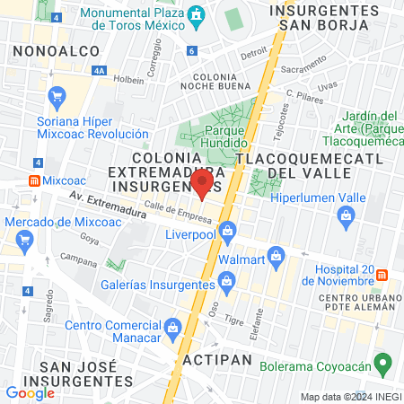 Dra. Maria Lidia Sanchez, Otorrinolaringólogo map