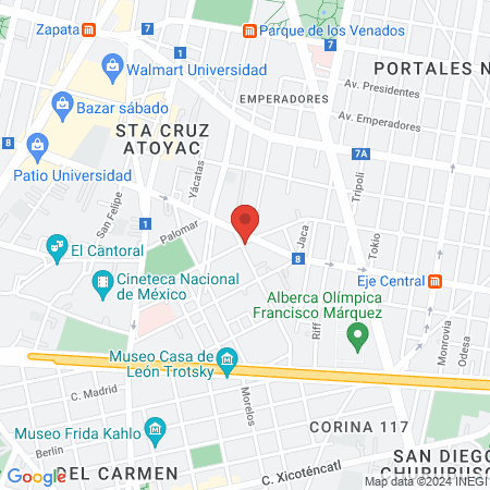 Estética Unisex map