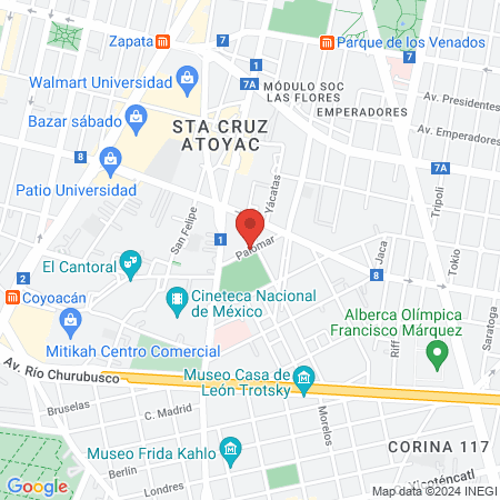 Andy González Microblading map