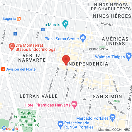 Estética Martín map