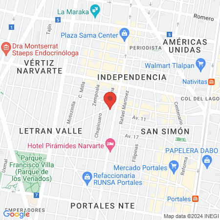 Joog Barbería map