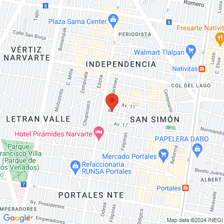 Barras de Access CDMX map