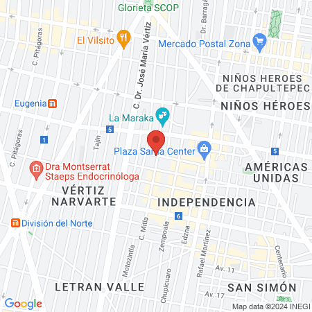 Quantum Spa & Vita map