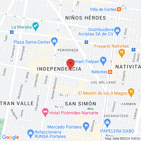 Dra. Adriana Paulina Cruz Romero, Psiquiatra map