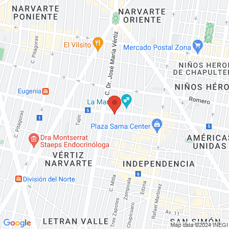 Medica Beistegui map