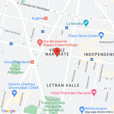 andrea miguel, Fisioterapeuta map