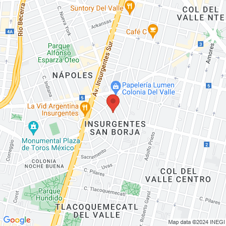 Dra Samara Careaga map