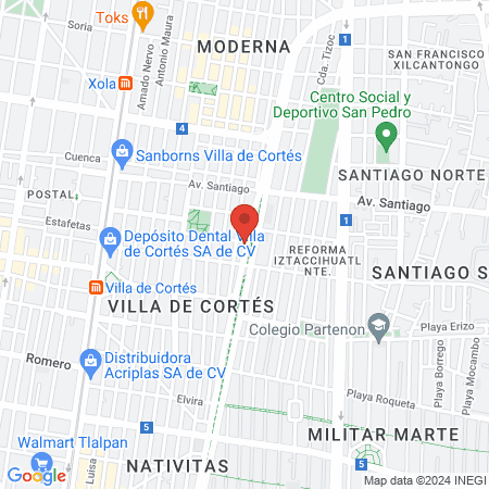 BARBERÍA Y SALÓN DE BELLEZA - URBAN LOOK map