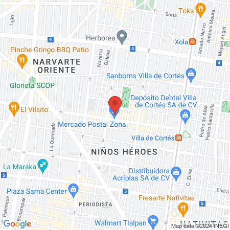 Barberia Ben's Club map