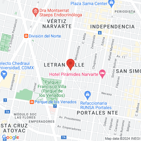 Polgovsky Pedrero Miguel Eugenio Dr map