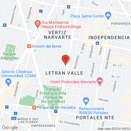 MEDICOS Central de Atencion Medica map