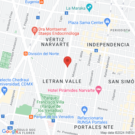 Trauma y Ortopedia Dr. Tellez map