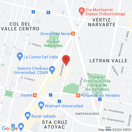 Hospital de la mujer map