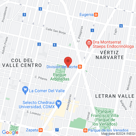 Odontologia Dra. Luz Angela Garcia. Pestalozzi - 303 map