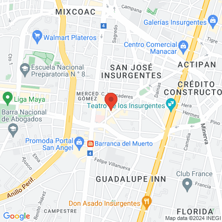 Blue Studio Nails map