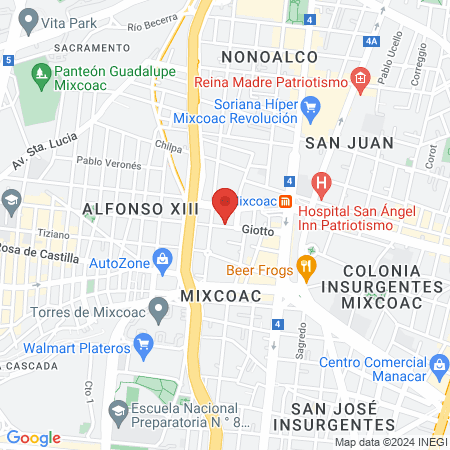 Dr. Felipe Rosas Vallejo map