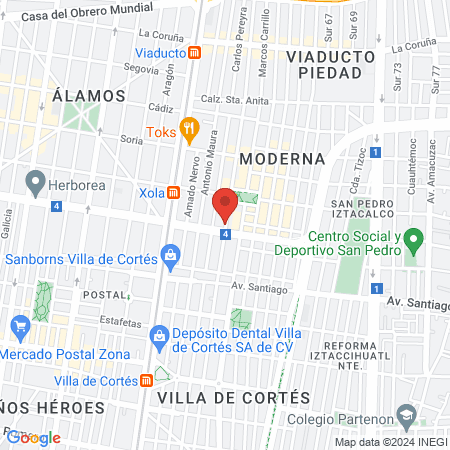 Vitadent Alejo Xola map