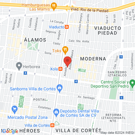 Dentista Señora de las Mercedes map