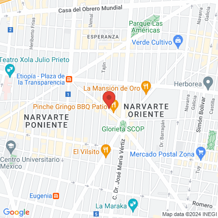 WIX Lashes and spa map