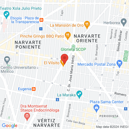 Hair Salón Y Barbershop map