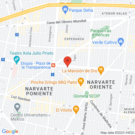 Masajes Spa Fernanda Mx map