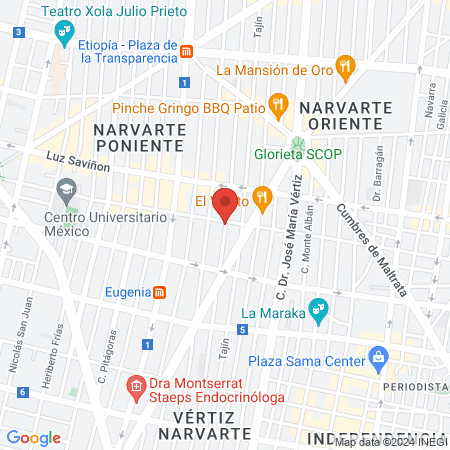 El Barbero del Rey map