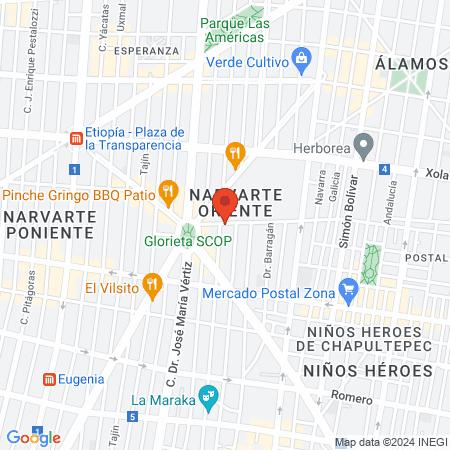 Velarde Carrillo Alberto map