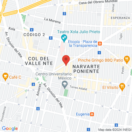 ALTA PELUQUERIA DEL VALLE map