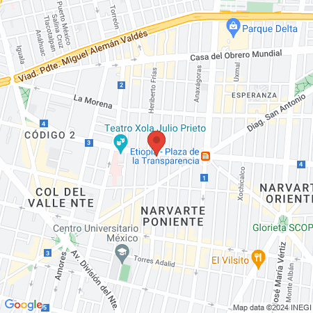 El Rincón del Barbero map