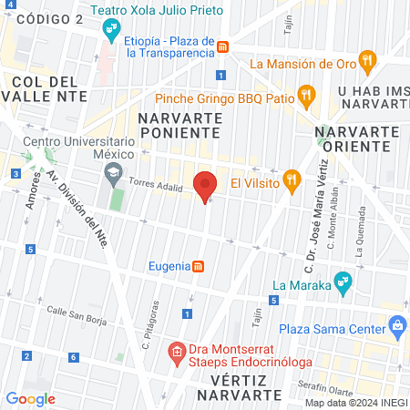 Animalitos Clínica veterinaria map