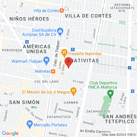 Podología Rousse map