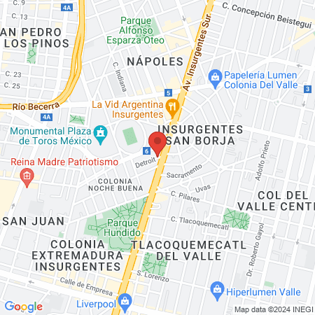 Flores Gutiérrez María Natividad map