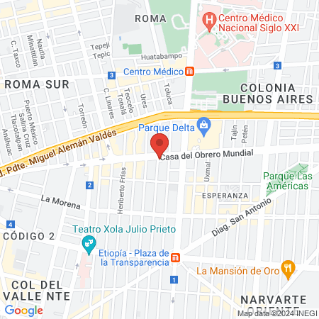 Nailkery Obrero Mundial map